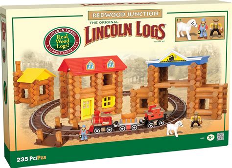 The Original Lincoln Logs Redwood Junction 235 Piece 